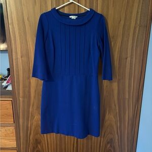 Boden Royal Blue Long Sleeve Dress